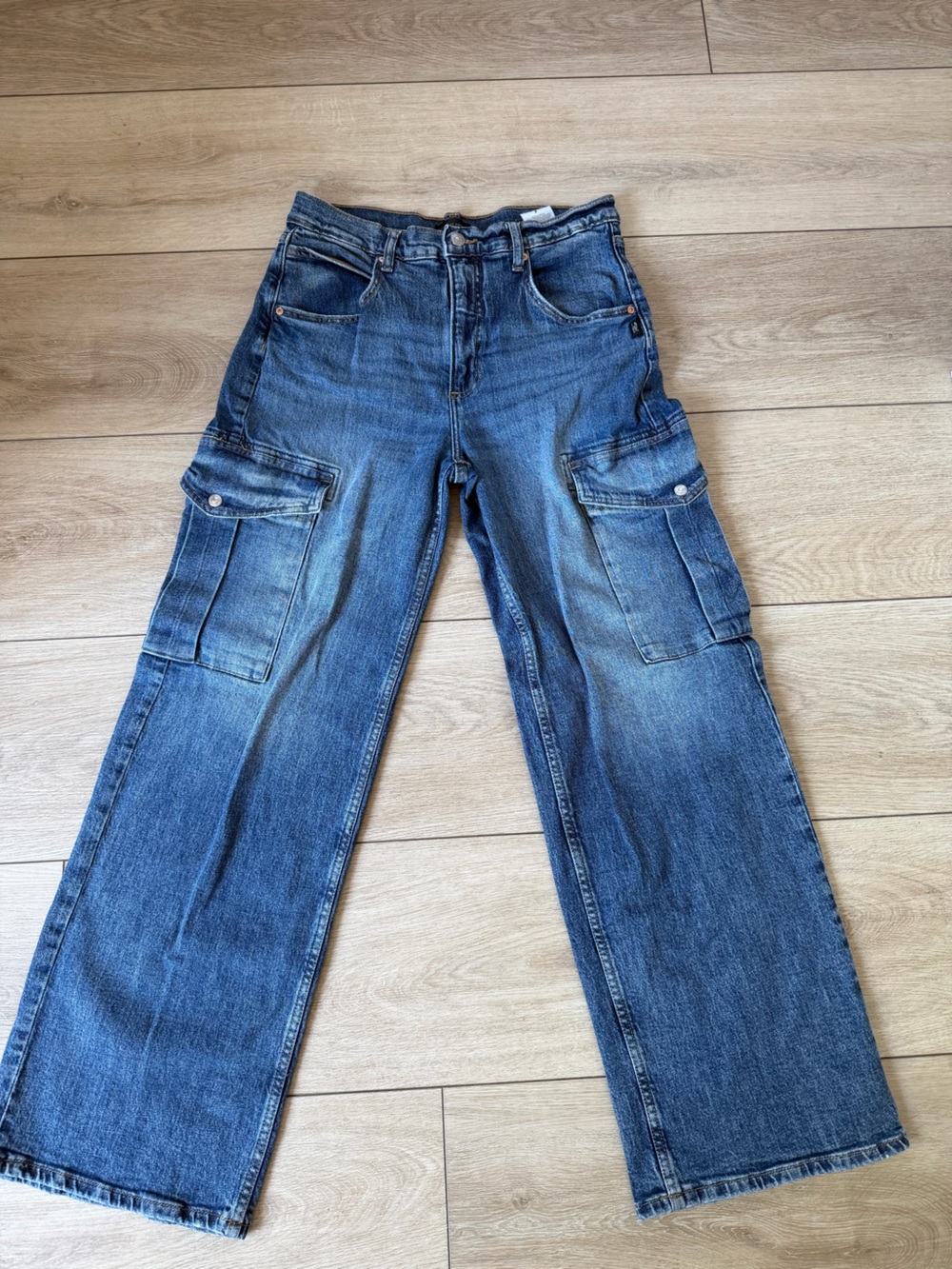 Women’s Cargo High Waist Jeans By Silver